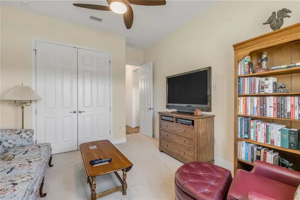 a view of an empty room