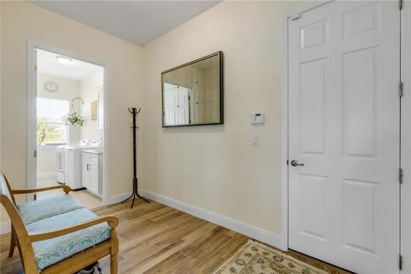 a bathroom with a sink and a window