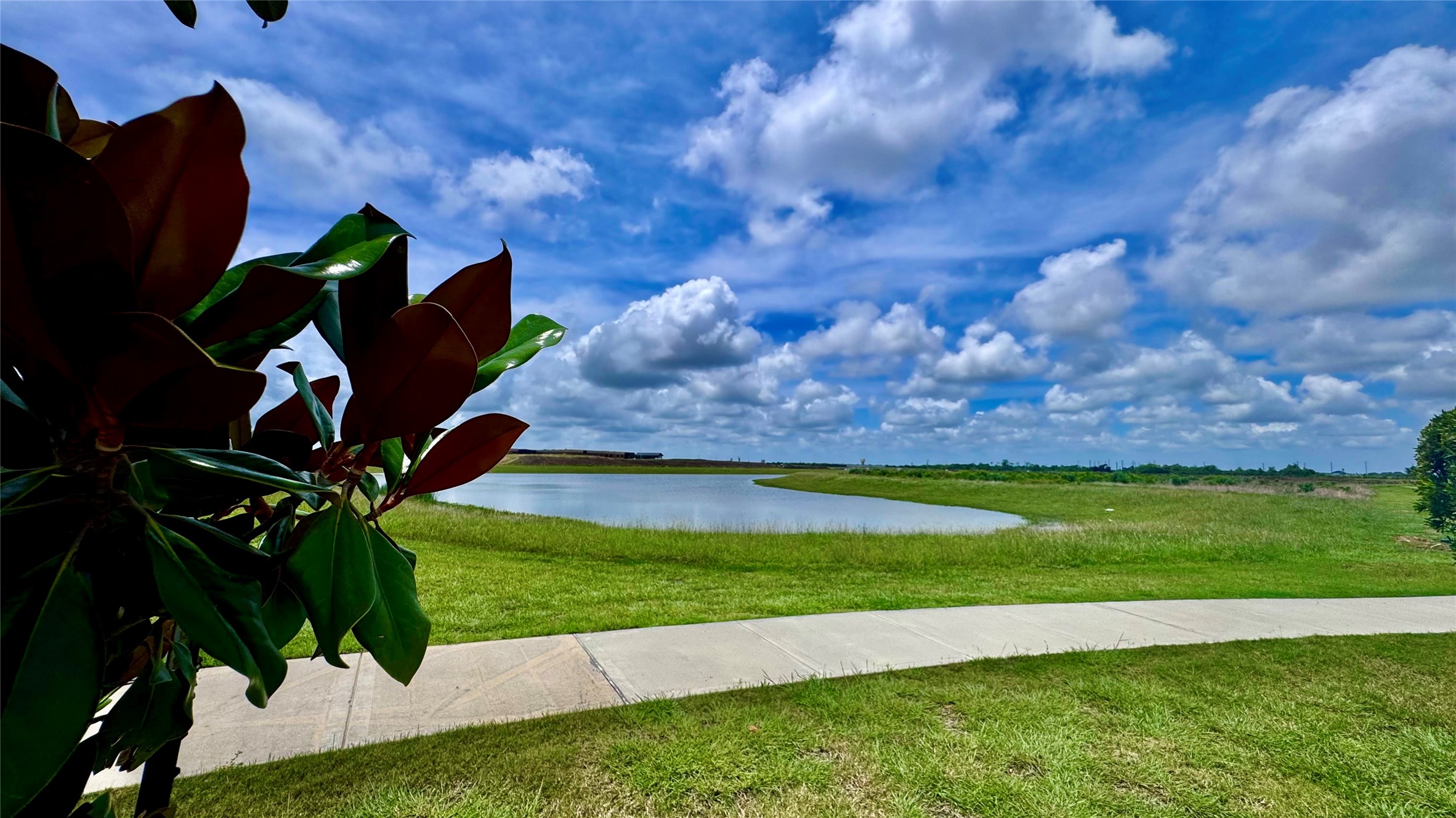 4206 Fenwick Road Texas City, TX 77591 - Photo 27 of 30 This beautiful pond is across the street, just steps away from the home. Enjoy the serenity on your walks.