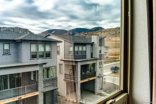 a view of a house with a balcony