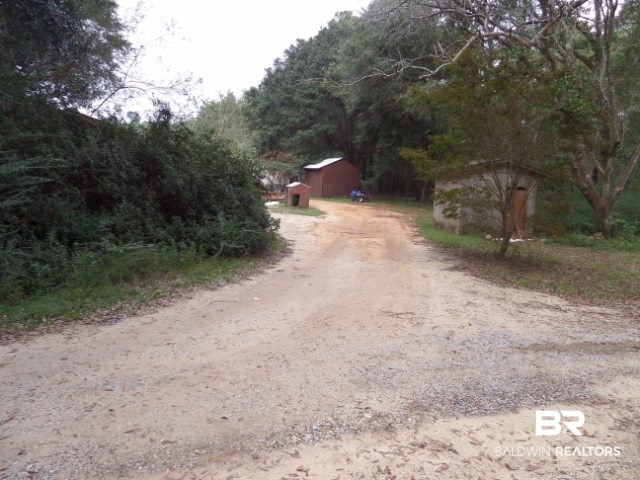 21315 East Lay Lane Foley, AL 36535 - Photo 4 of 10 Subject driveway from Lay Lane