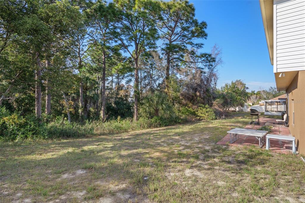 2359 Gimlet Avenue Spring Hill, FL 34608 - Photo 52 of 52 a backyard of a house with table and chairs