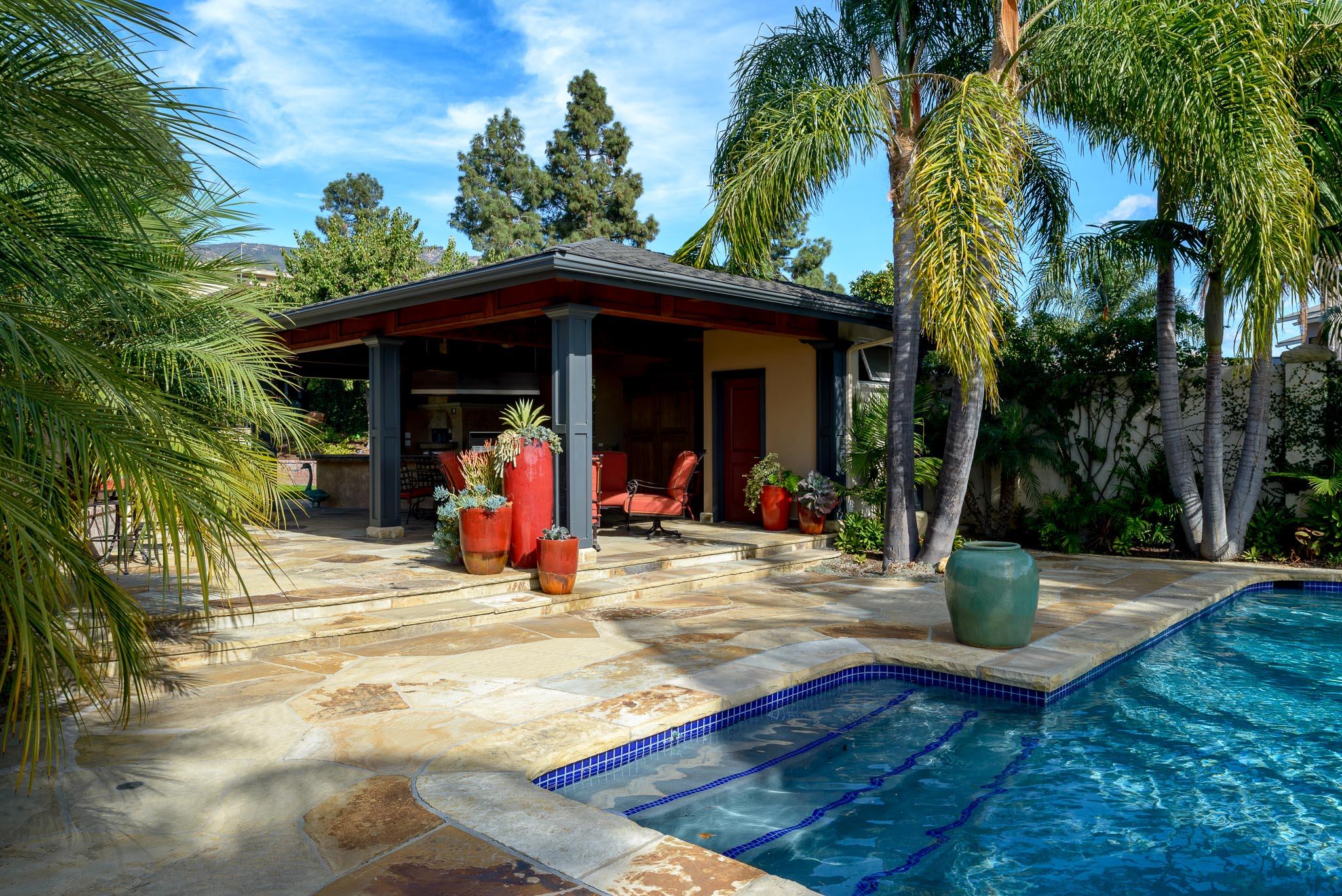 1020 La Vista Road Santa Barbara, CA 93110 - Photo 9 of 14 Cabana & Pool
