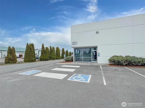 a view of an empty room with a stove