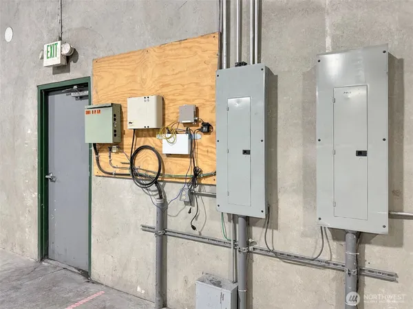 a view of a road with an ocean view