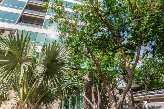 a patio with table and chairs