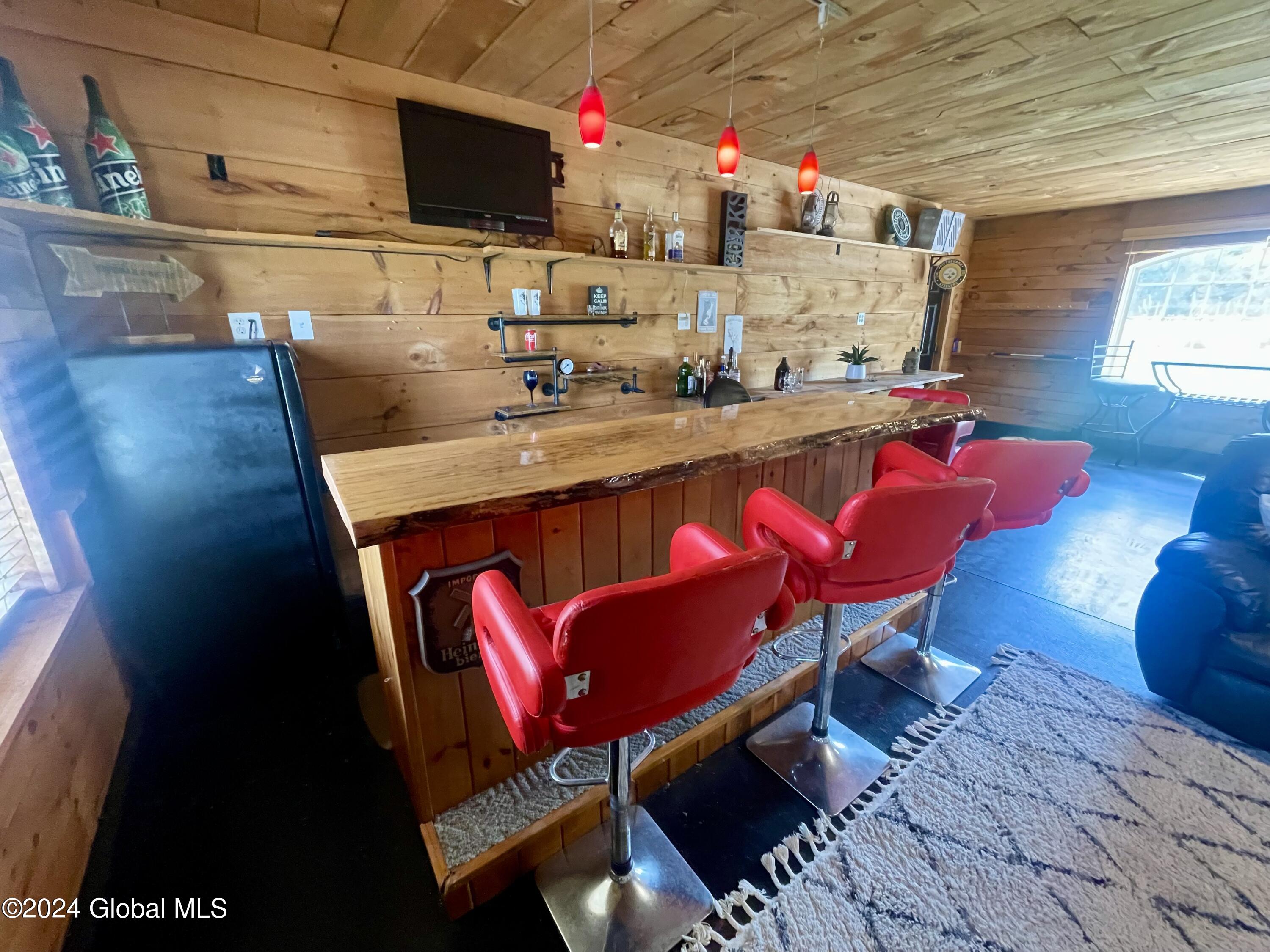 125 Spicer Road Hoosick, NY 12090 - Photo 52 of 70 Built-in Bar Area