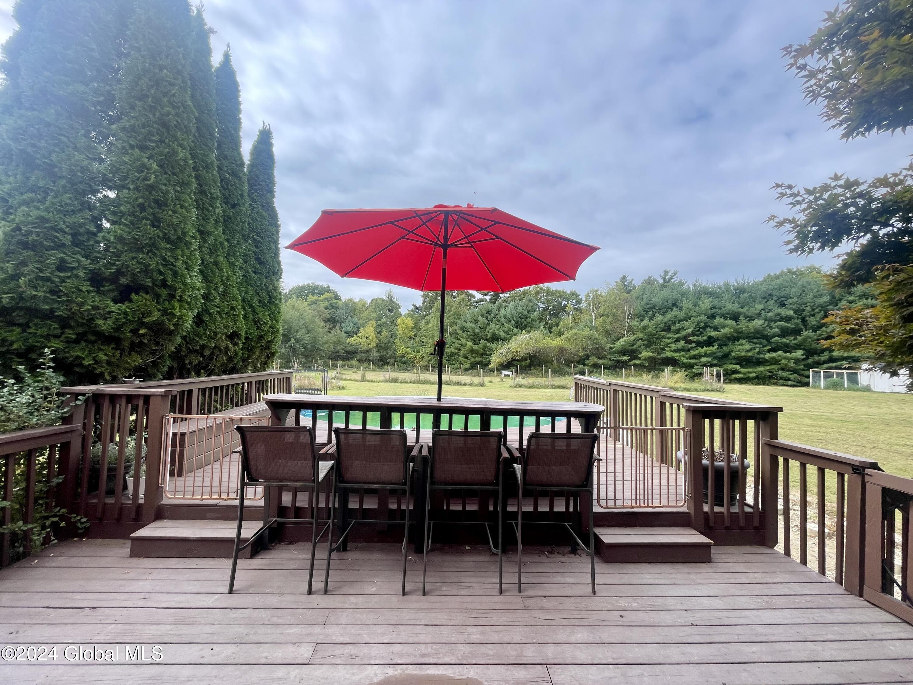 125 Spicer Road Hoosick, NY 12090 - Photo 6 of 70 Large Rear Deck