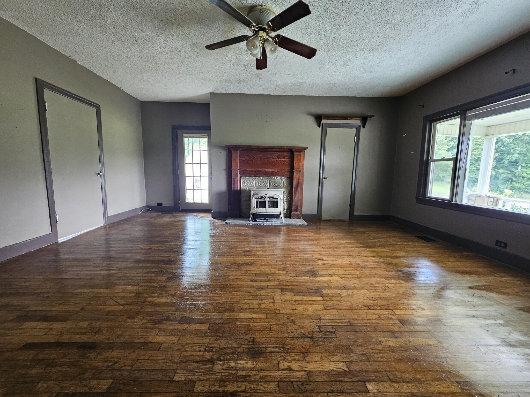 2783 No Pone Road Northwest Georgetown, TN 37336 - Photo 6 of 22 a view of an empty room with window and wooden floor