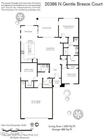 $374,000 | 20386 North Gentle Breeze Court, Maricopa, AZ 85138