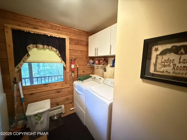 a room with lots of storage and utility