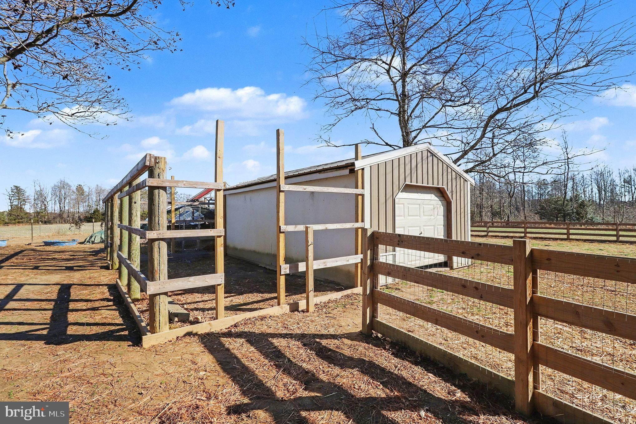 2033 Courthouse Road Heathsville, VA 22473 - Photo 29 of 50 a view of a roof deck with a house and a bed