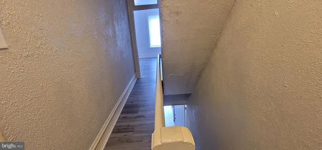 a view of a staircase