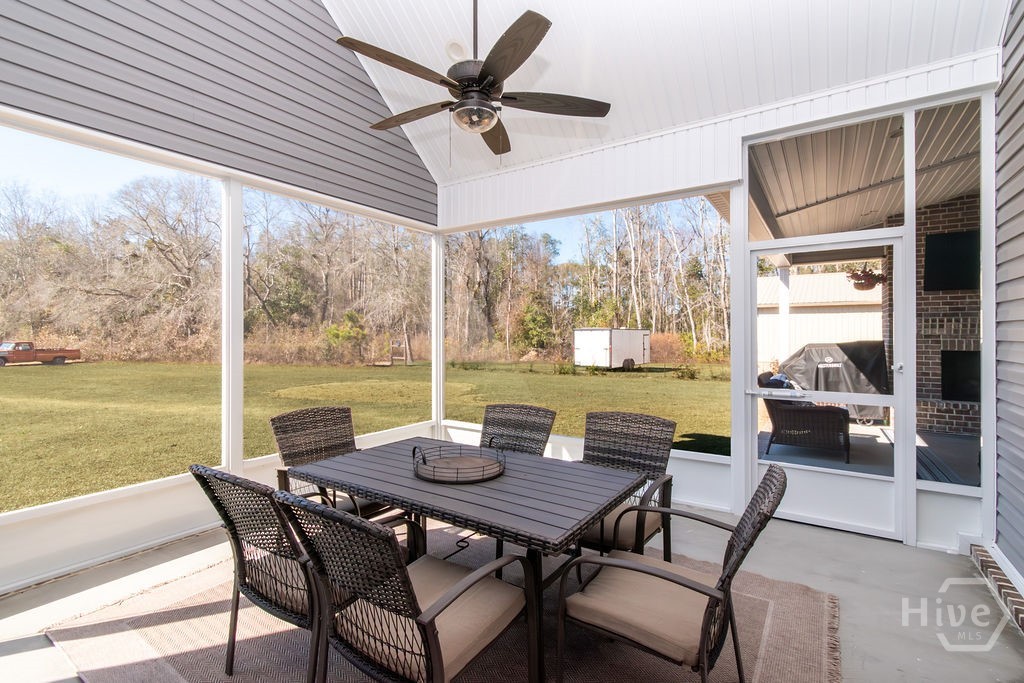 1355 Old Louisville Road Guyton, GA 31312 - Photo 35 of 43 Screened Porch
