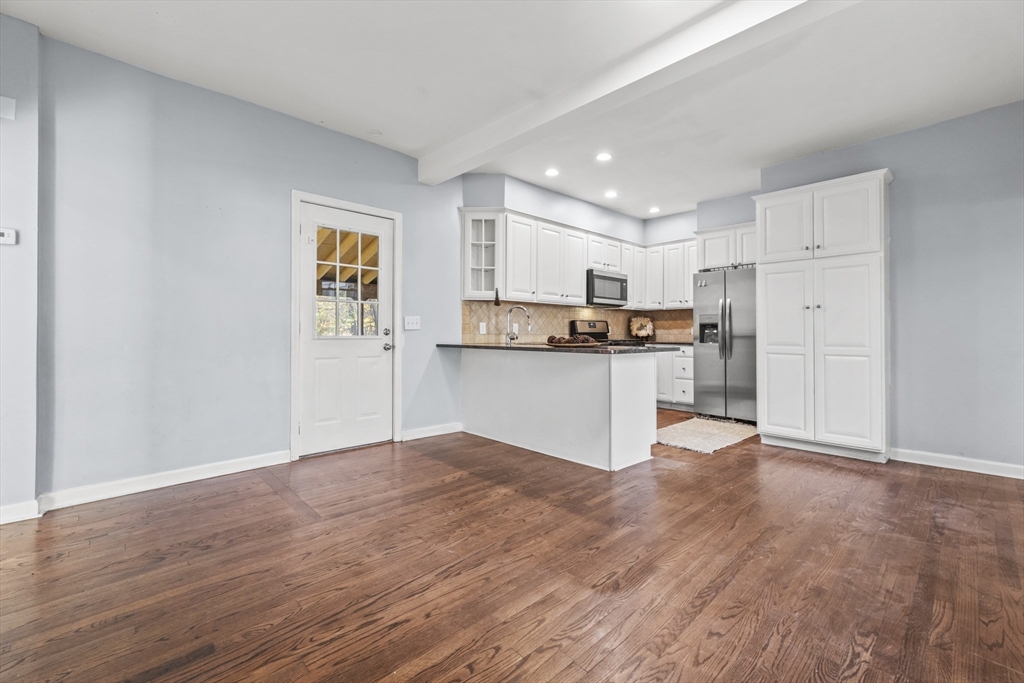 1142 Washington Street Whitman, MA 02382 - Photo 13 of 32 a view of kitchen with wooden floor