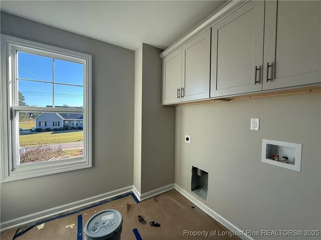 an empty room with window