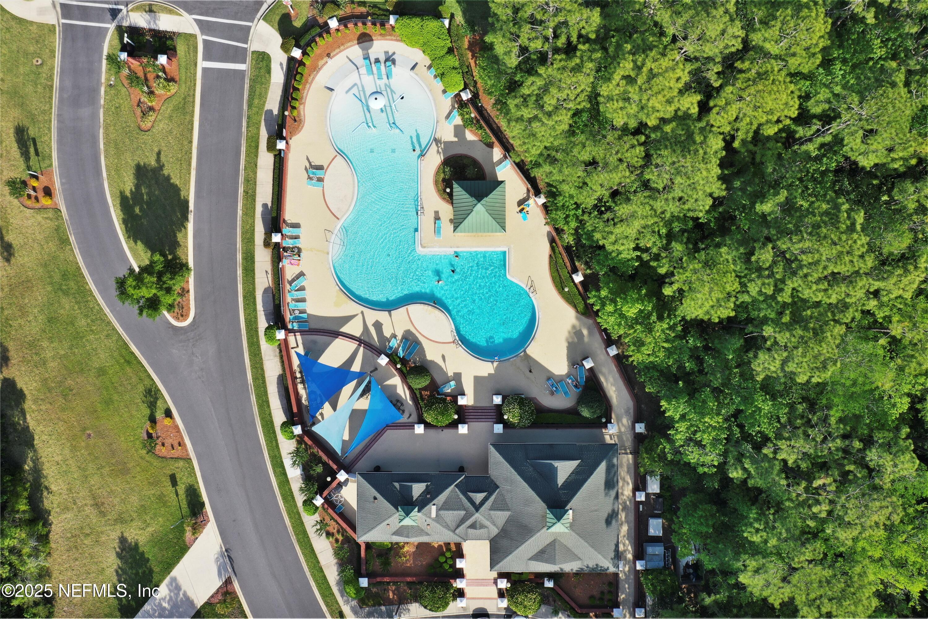 365 North Lombardy Loop St. Johns, FL 32259 - Photo 67 of 90 Plantation Estates Aerial Pool View