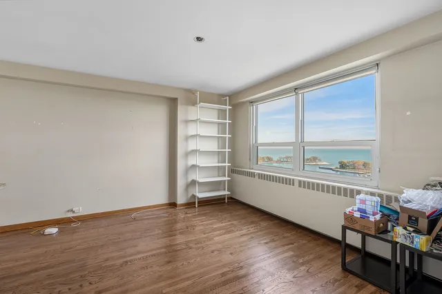 a room with furniture and a window