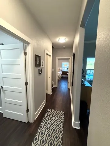 a room with furniture and a window