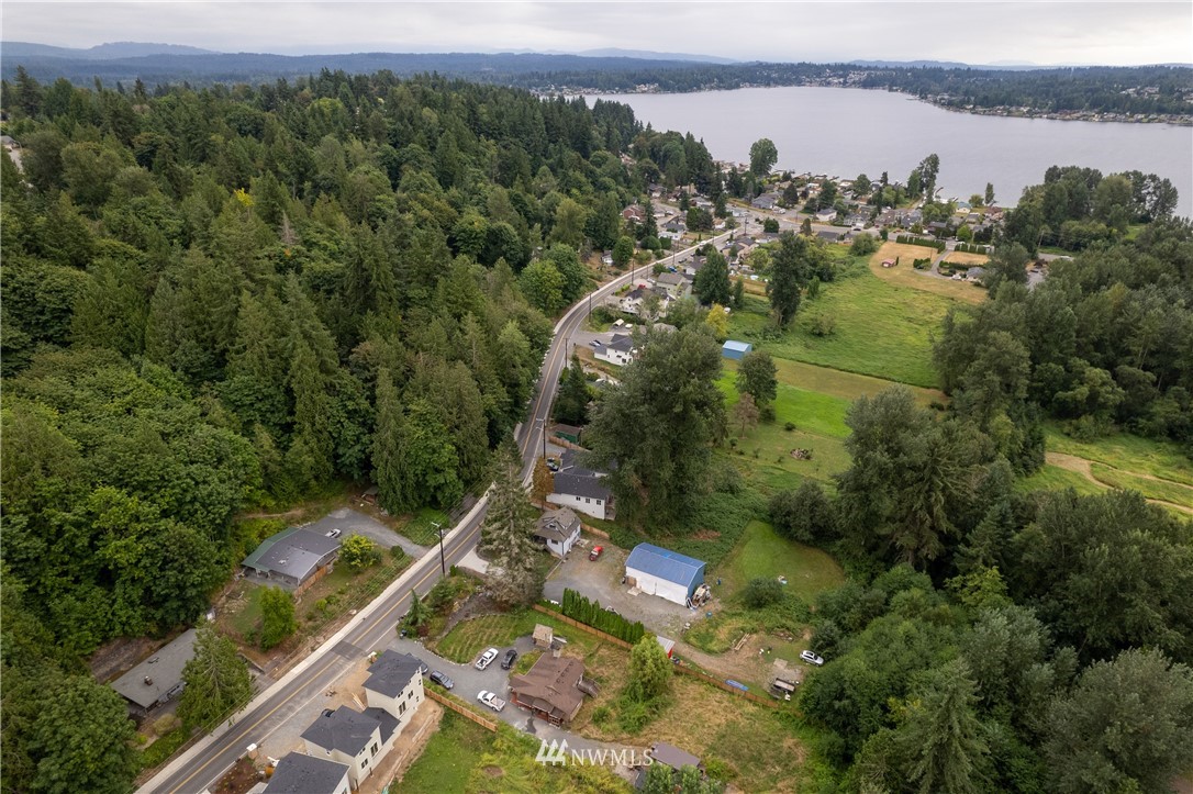 2710 Callow Road Lake Stevens, WA 98258 - Photo 2 of 37 a view of a lake with a mountain view