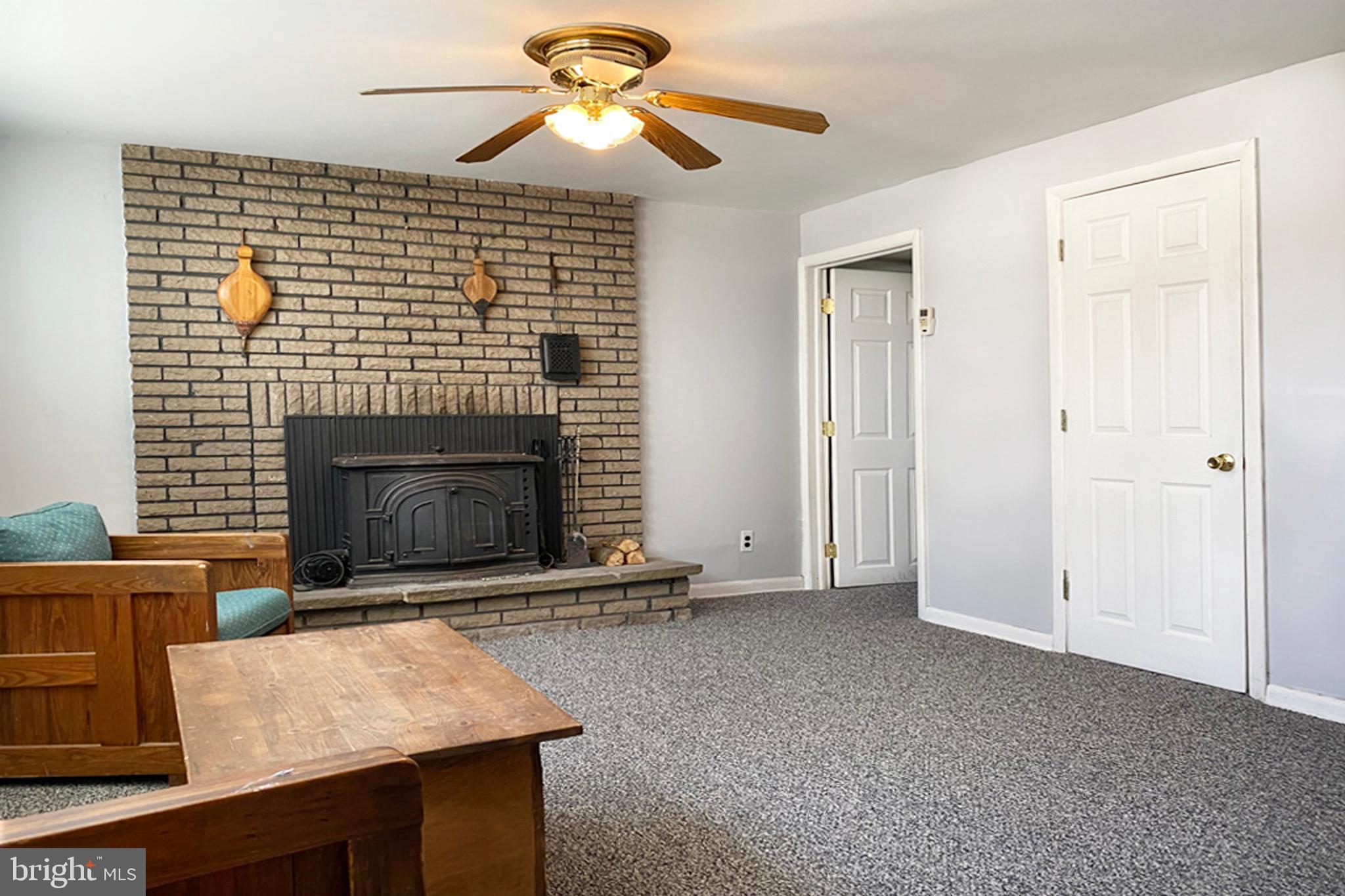 117 Canterbury Road Mount Laurel, NJ 08054 - Photo 26 of 49 Lower Floor Family Room - New Carpet, Wood Fire