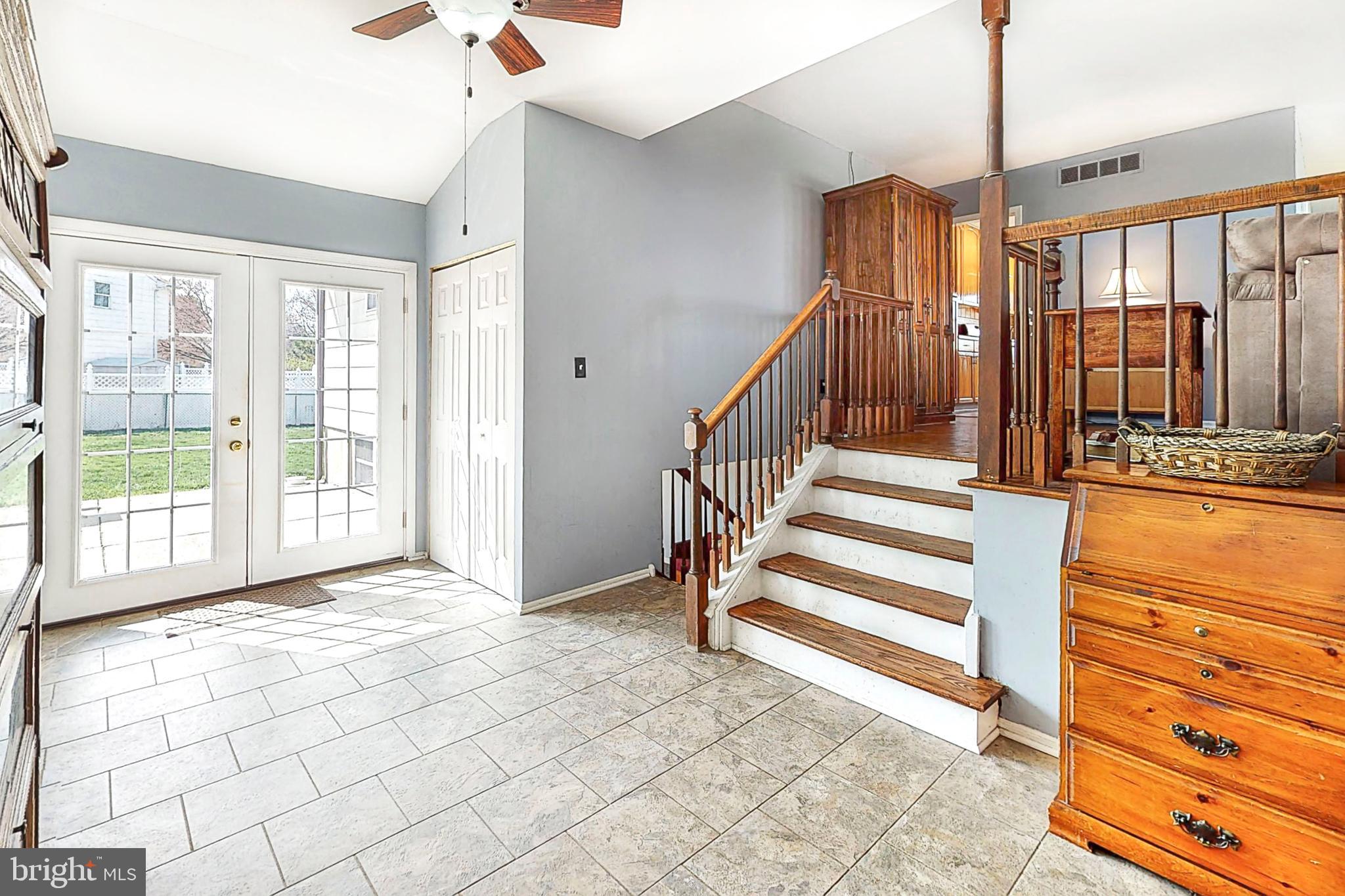 Entrance Foyer - French Door Access to Patio