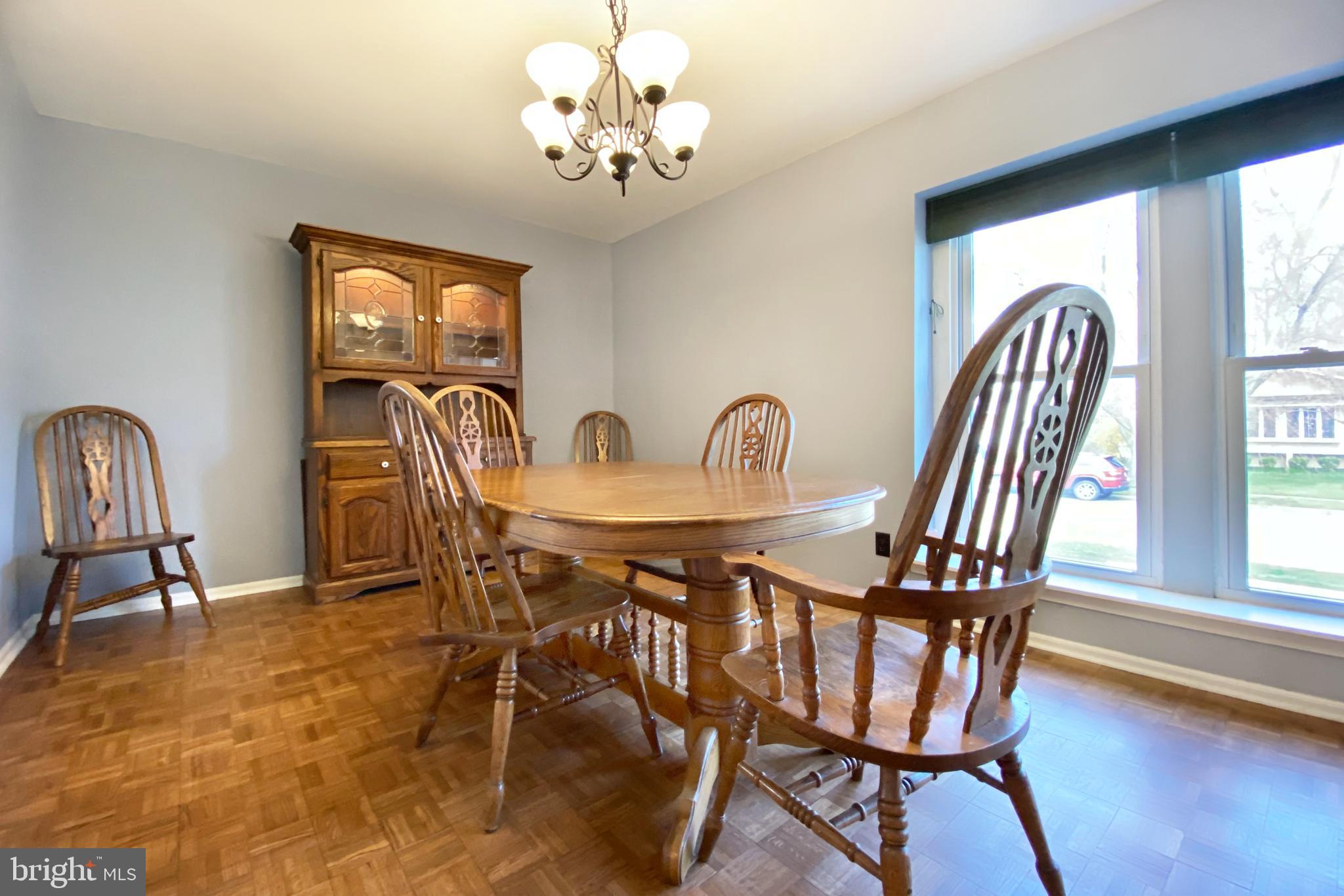 117 Canterbury Road Mount Laurel, NJ 08054 - Photo 10 of 49 Dining Room with Large Windows & Parquet Floors