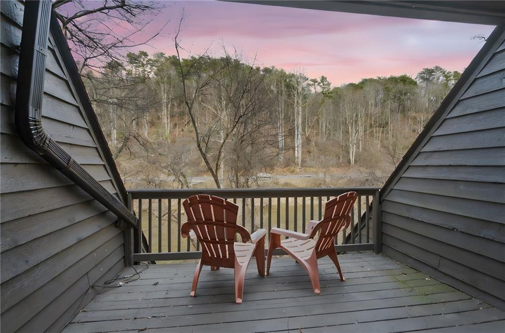 641 Riverside Drive Ellijay, GA 30540 - Photo 3 of 42 a view of chairs on the deck