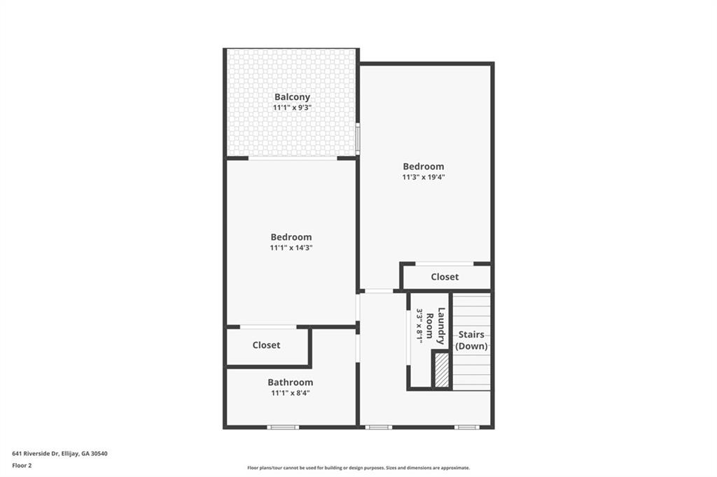 641 Riverside Drive Ellijay, GA 30540 - Photo 40 of 42 a picture of a floor plan