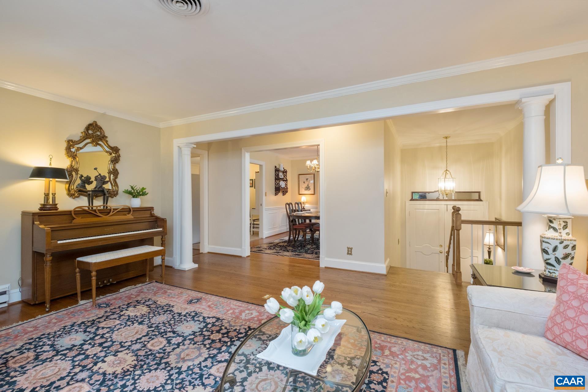 2509 Northfield Road Charlottesville, VA 22901 - Photo 6 of 44 a living room with furniture and a wooden floor