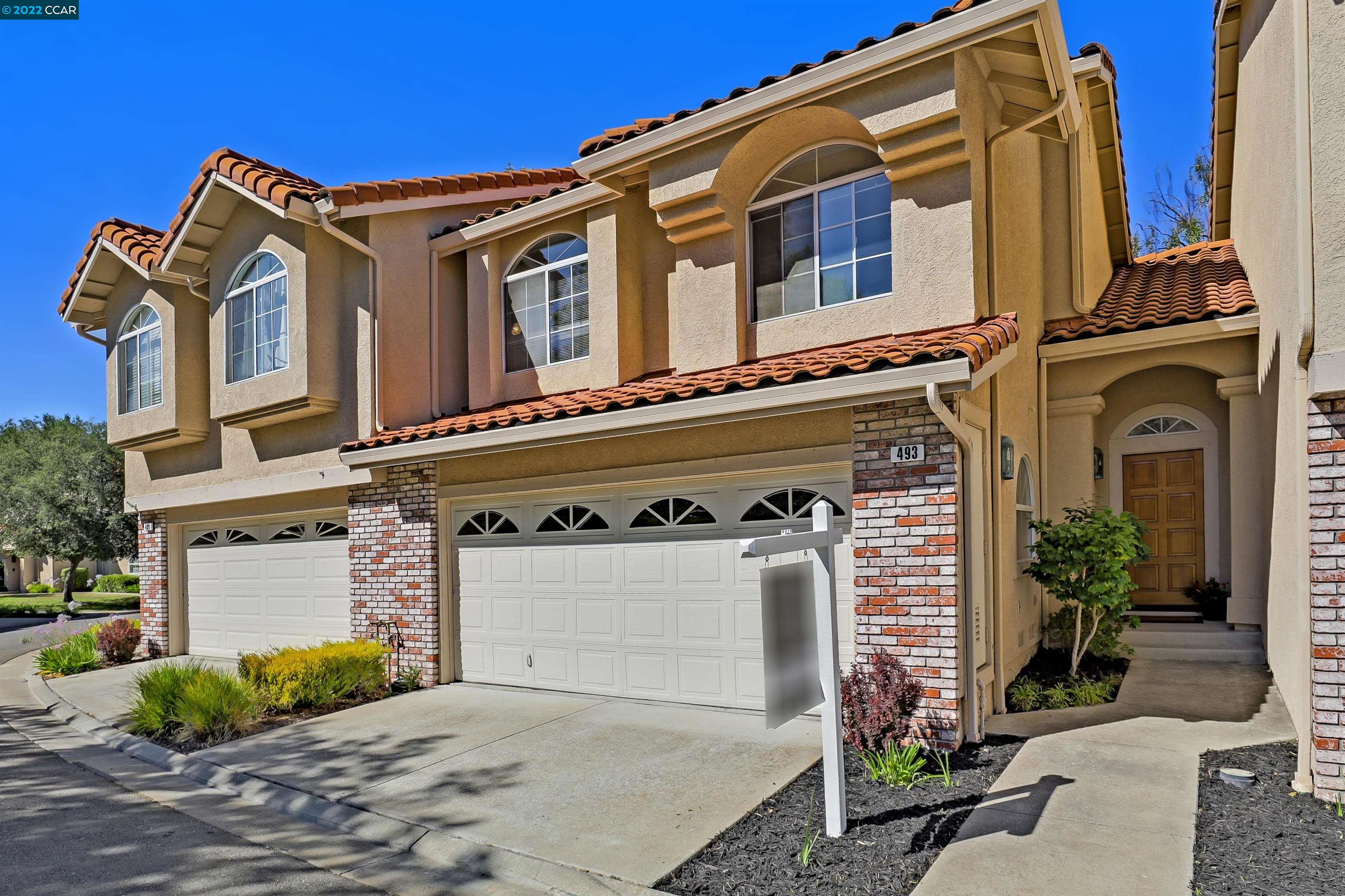 493 South Clovercrest Lane San Ramon, CA 94582 - Photo 1 of 1 front view of a house with a yard
