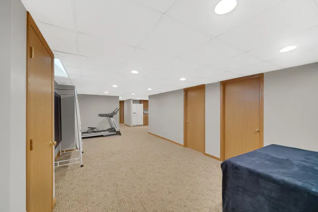 a view of a livingroom with a furniture