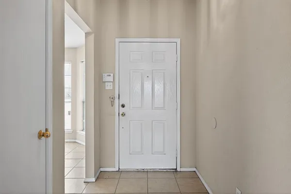 a view of an entryway space