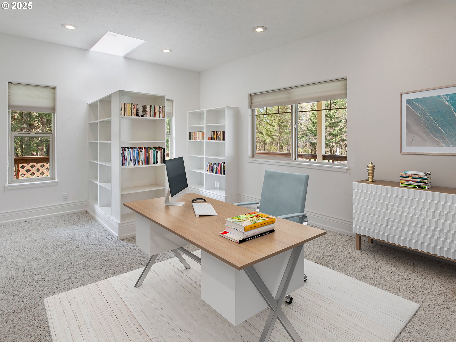 17234 Oakdale Road Dallas, OR 97338 - Photo 17 of 45 a workspace with furniture and window