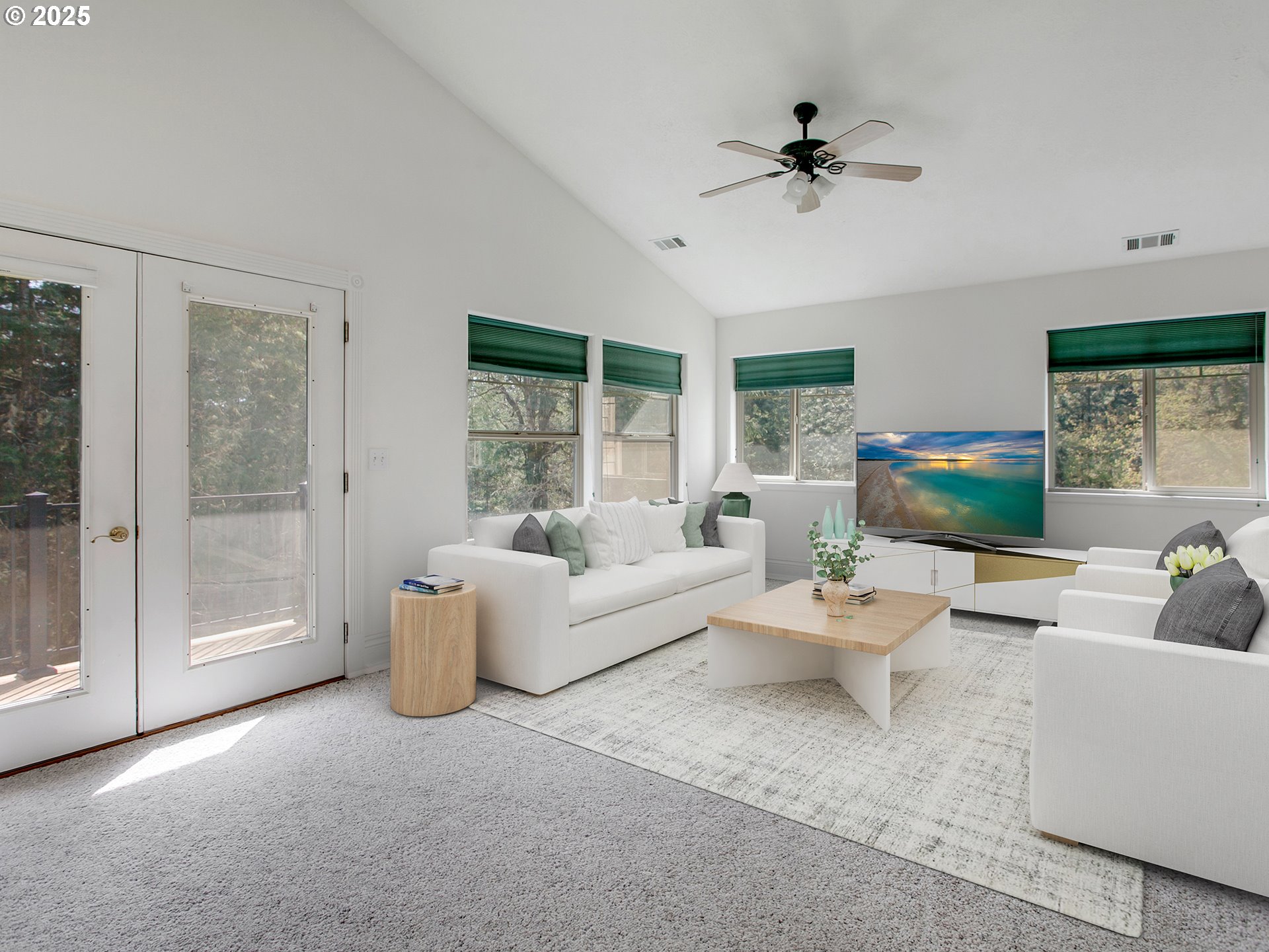 17234 Oakdale Road Dallas, OR 97338 - Photo 28 of 45 a living room with furniture and a large window