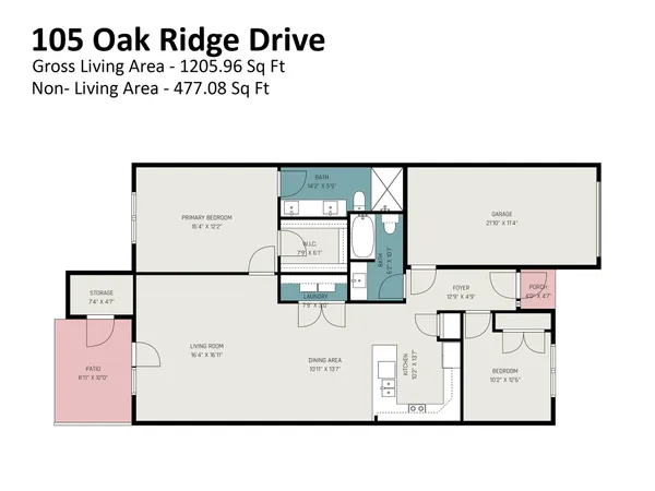 $274,990 | 105 Oak Ridge Drive, Archdale, NC 27263
