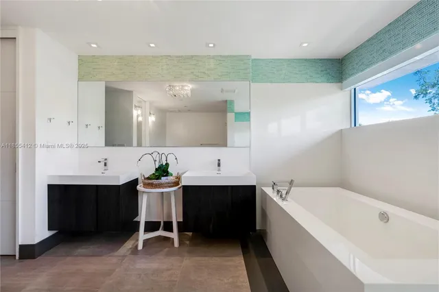 a view of a swimming pool and outdoor space