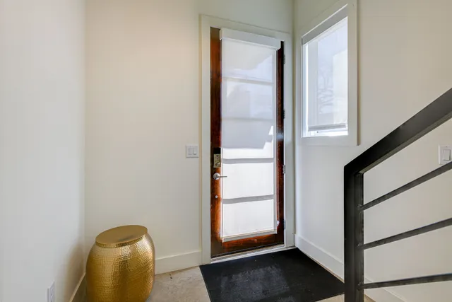 a view of front door