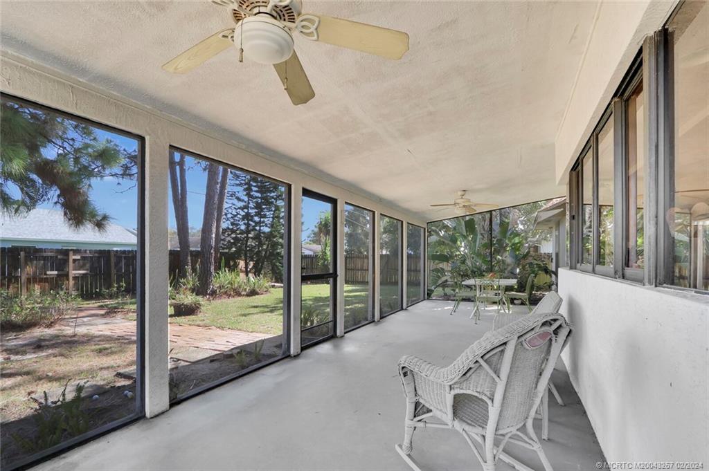 952 Southwest Commonwealth Road Port St. Lucie, FL 34953 - Photo 24 of 33 a view of a dining room with furniture window and outside view
