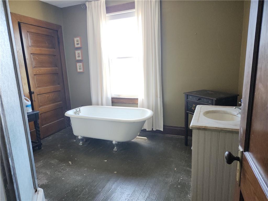314 3rd Street Webster, PA 15087 - Photo 20 of 36 This full bath as a claw foot tub and shower.