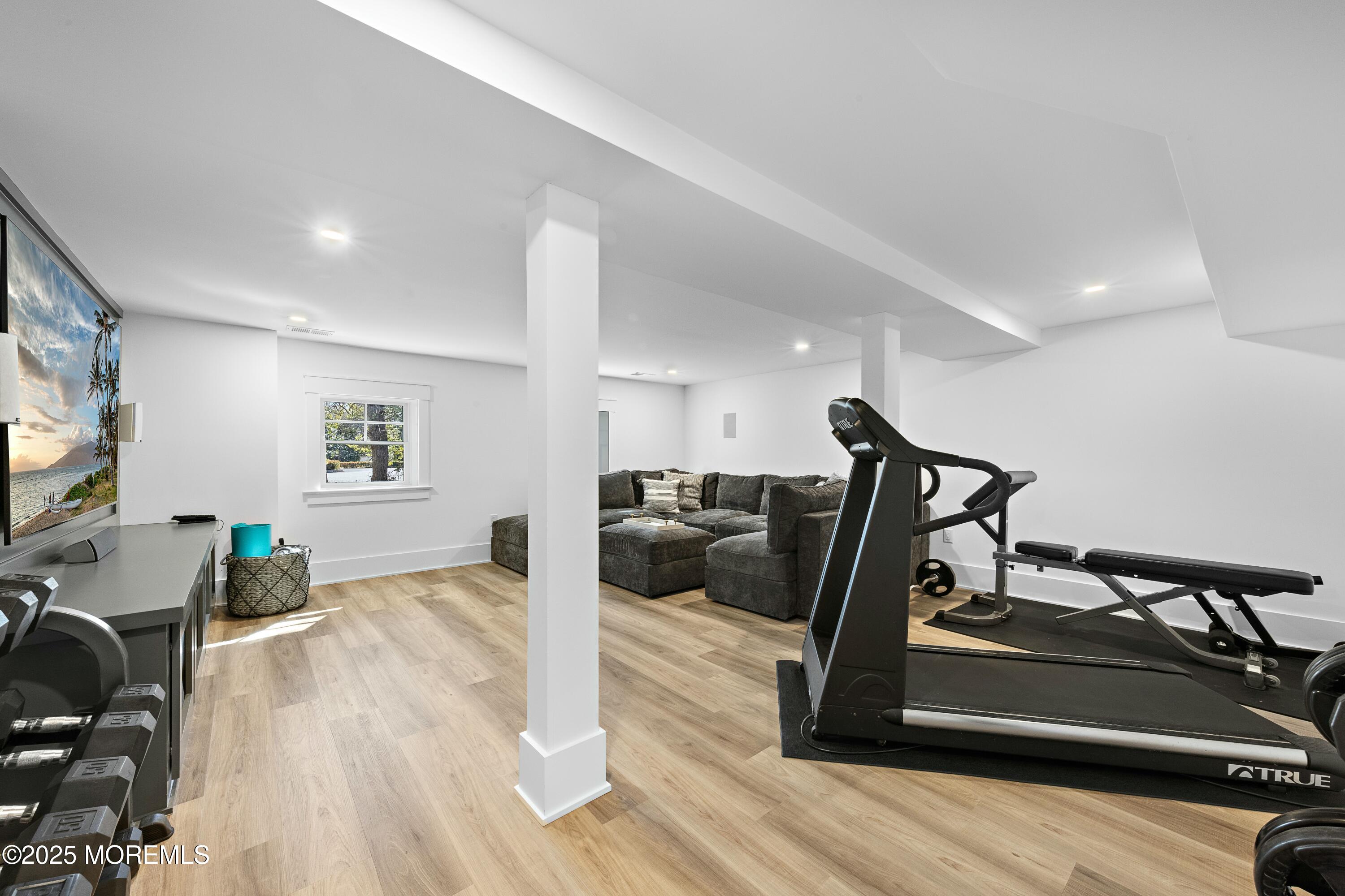 615 Harding Road Little Silver, NJ 07739 - Photo 56 of 94 a view of a room with gym equipment