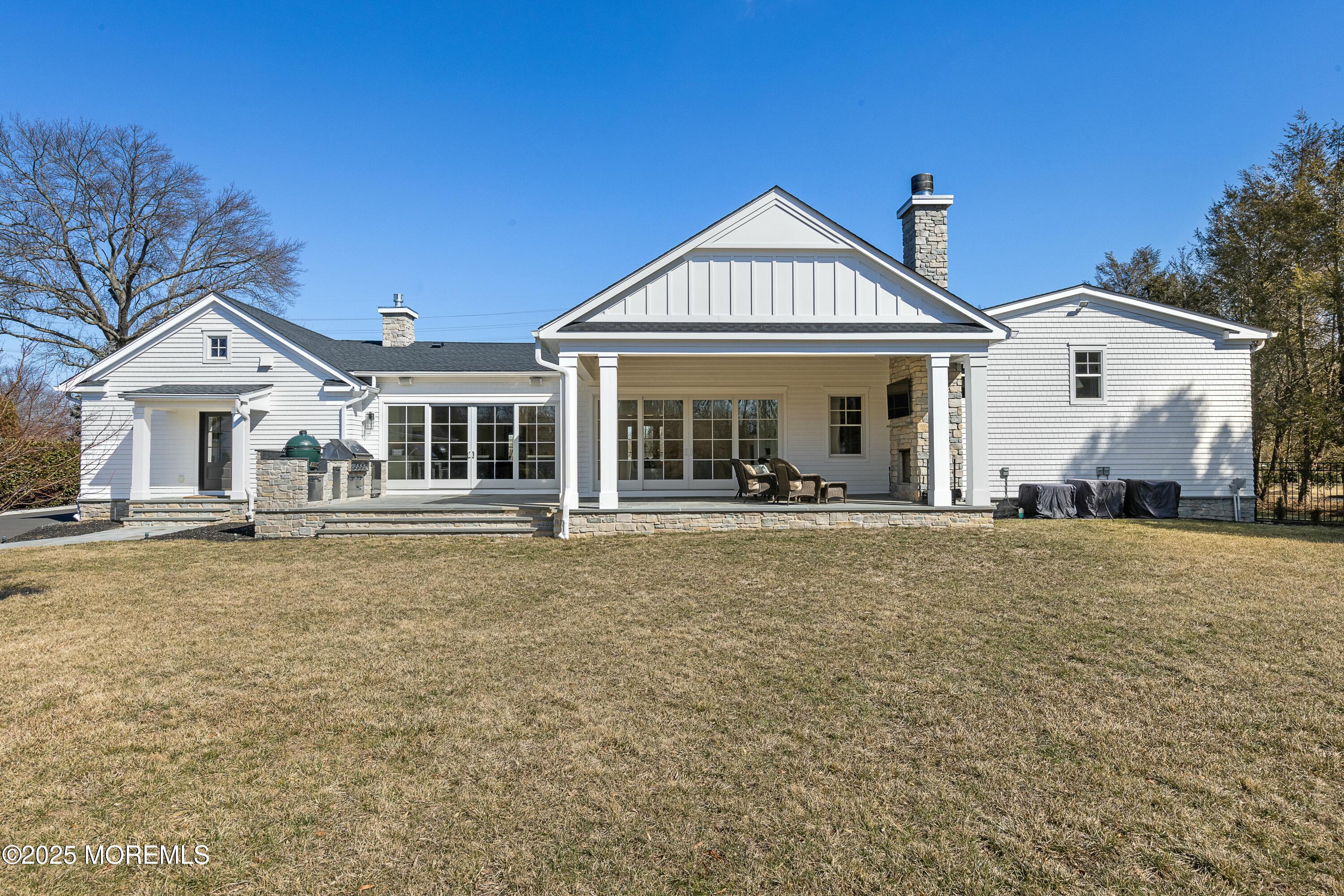 615 Harding Road Little Silver, NJ 07739 - Photo 63 of 94 a front view of a house with a yard