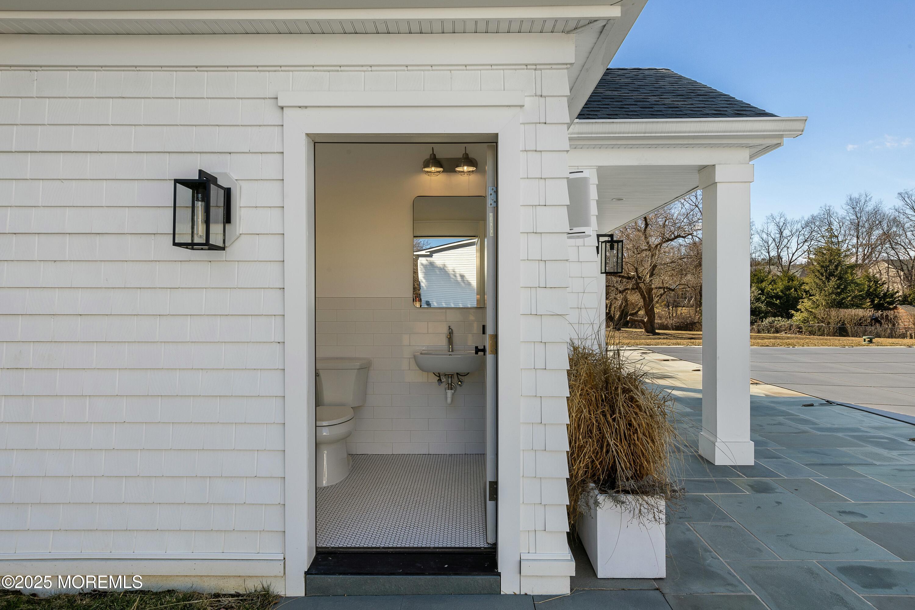 615 Harding Road Little Silver, NJ 07739 - Photo 71 of 94 Pool house bathroom