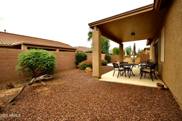 a view of outdoor space with seating