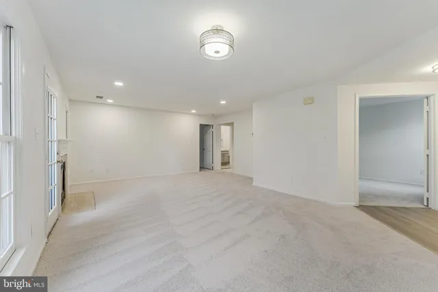 a view of an empty room