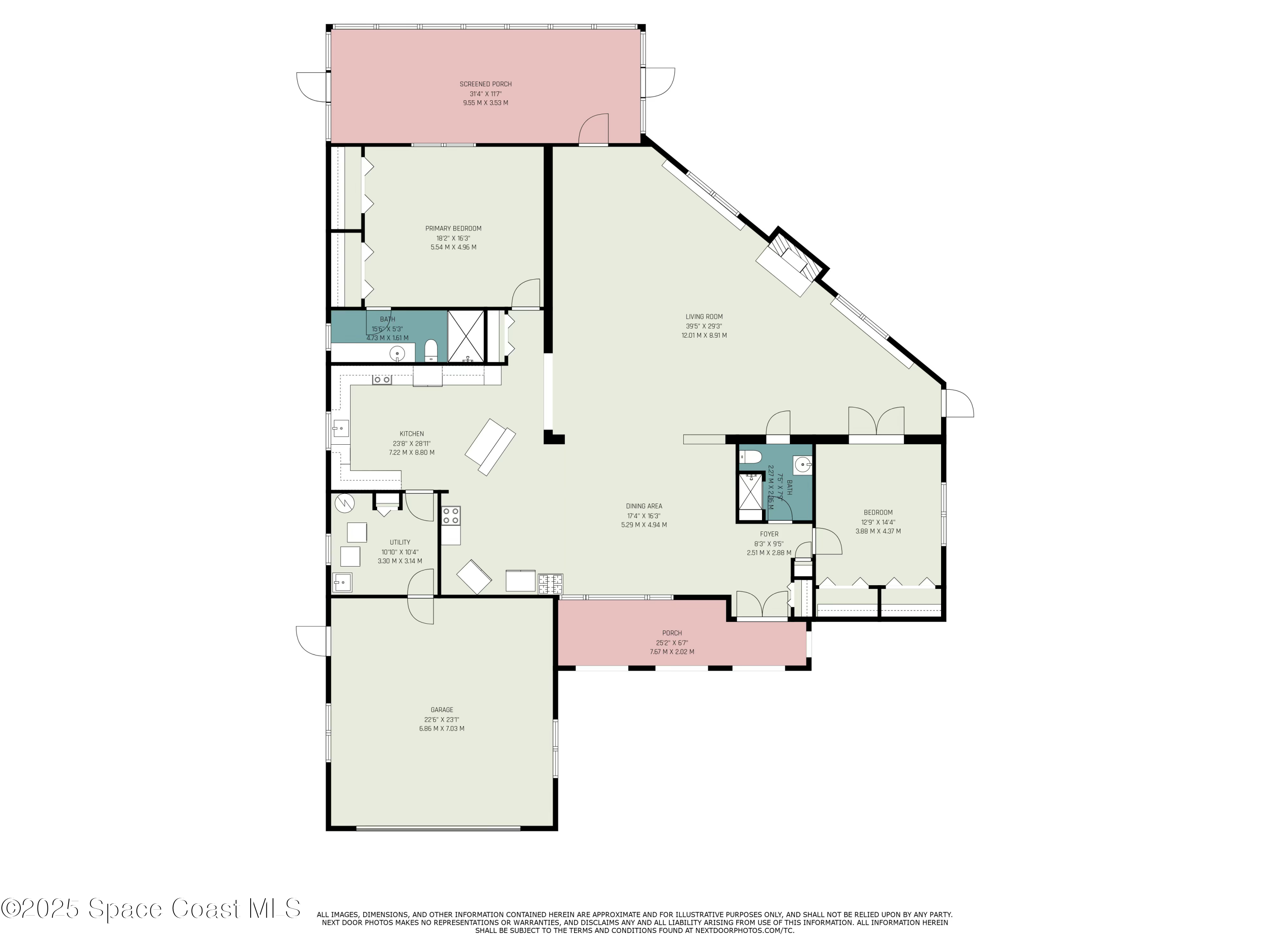 1351 Cherry Hills Road Northeast Palm Bay, FL 32905 - Photo 27 of 27 a picture of a room with a cabinet and mirror