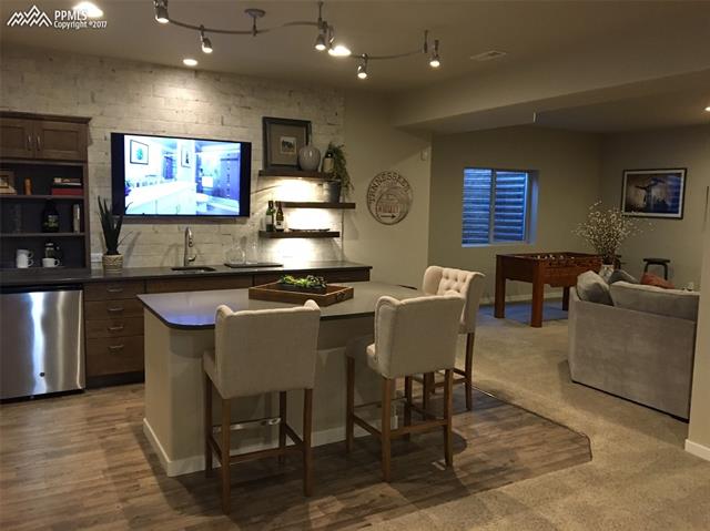 2056 Ripple Ridge Road Colorado Springs, CO 80921 - Photo 8 of 10 lower level wet bar