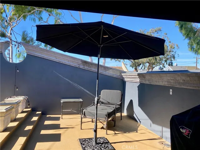 a view of a door and chair