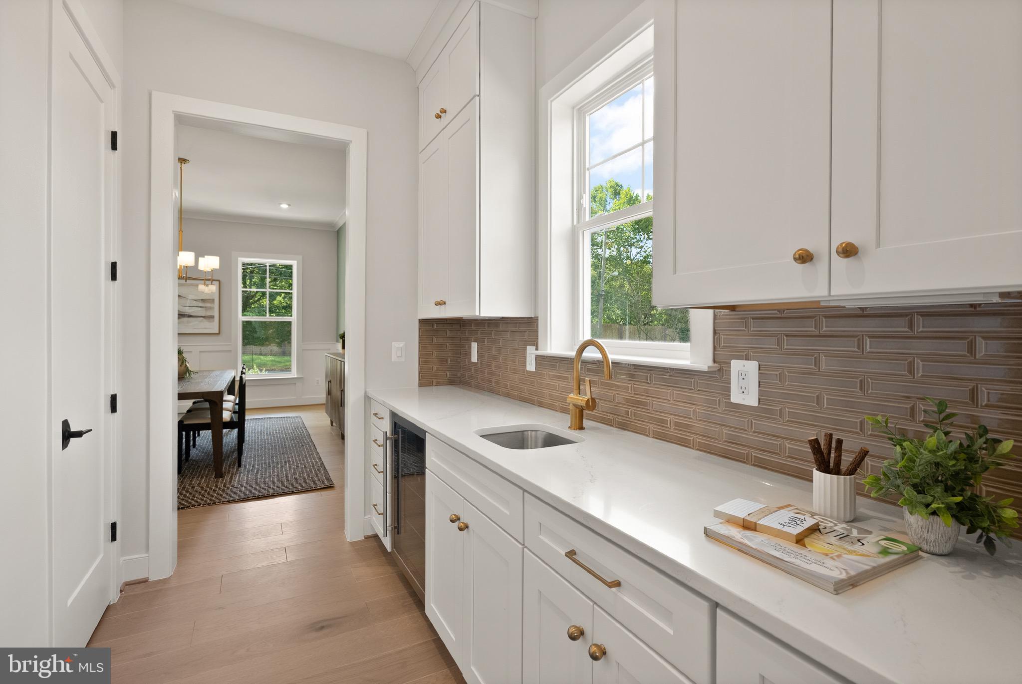 7211 Barnett Road Bethesda, MD 20817 - Photo 13 of 45 Butlers Pantry to Kitchen