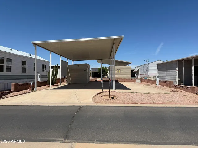 a view of a house with a patio